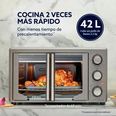 HORNO ELÉCTRICO OSTER 42L TSSTTV42FDMAFNS-052 CON FREIDORA DE AIRE - 5