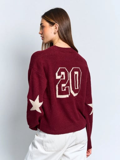 SWEATER MUJER INDEX MANGA LARGA - 2