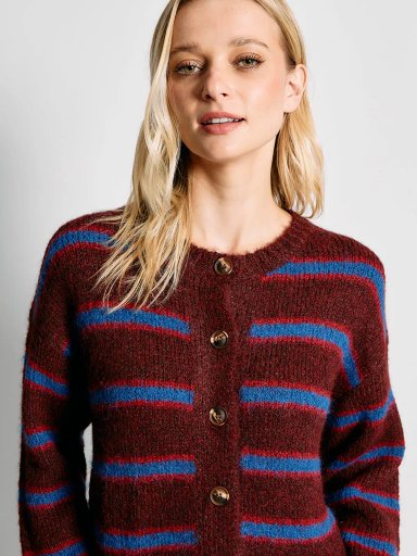 CARDIGAN MUJER INDEX RAYAS - 3