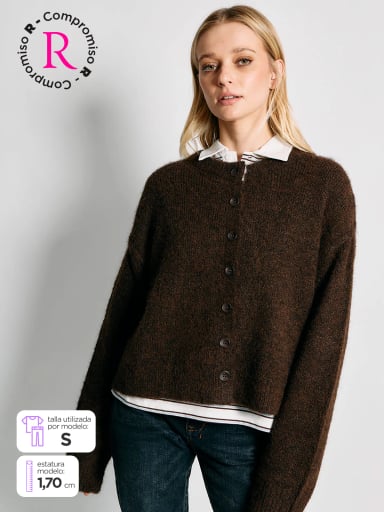 CARDIGAN MUJER INDEX BOTONES - 1