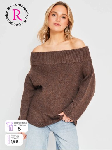 SWEATER MUJER INDEX MANGA LARGA - 1