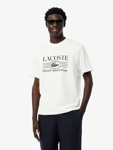 POLERA HOMBRE LACOSTE ALGODÓN MANGA CORTA - 1