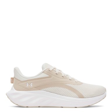 ZAPATILLAS MUJER UNDER ARMOUR RUNNING CREMA ASCEND - 1