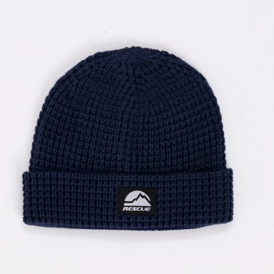 GORRO UNISEX RESCUE AZUL WAFLE - 1