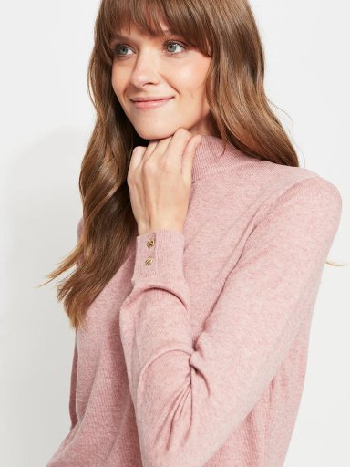 SWEATER MUJER CACHAREL LANA CUELLO ALTO MANGA LARGA - 3