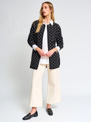 CARDIGAN MUJER CACHAREL LARGO - 4