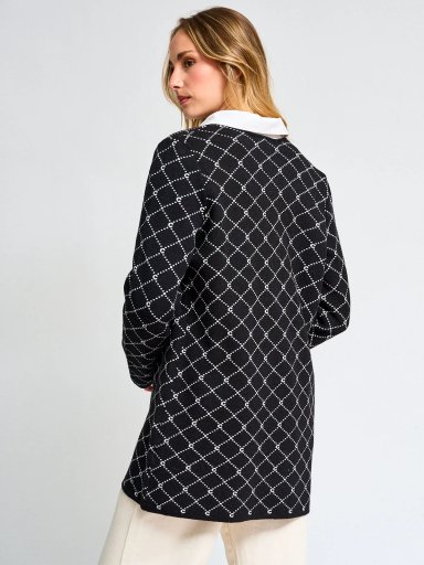 CARDIGAN MUJER CACHAREL LARGO - 2