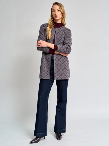 CARDIGAN MUJER CACHAREL LARGO - 4
