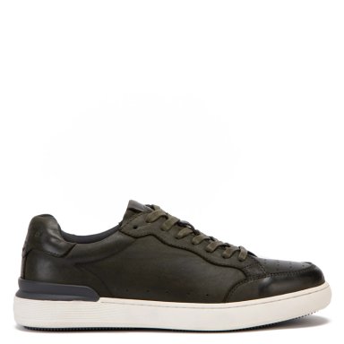 ZAPATILLAS HOMBRE GUANTE CASUALES VERDE BROOME CUERO  - 1