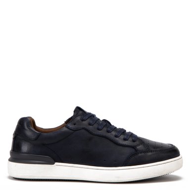 ZAPATILLAS HOMBRE GUANTE CASUALES AZUL BROOME CUERO  - 1