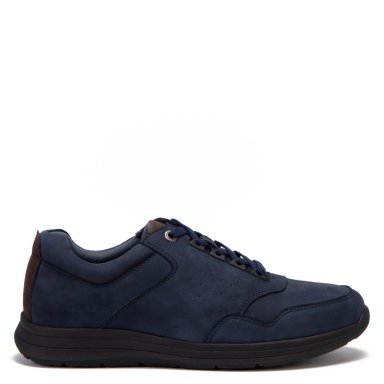 ZAPATILLAS HOMBRE GUANTE CASUALES AZUL CALCUTA CUERO  - 1