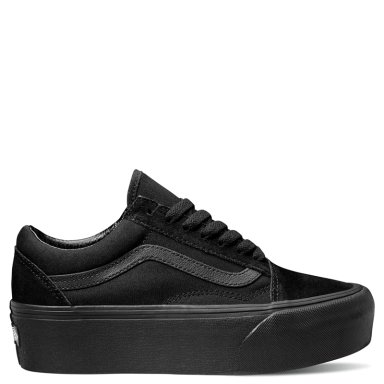 ZAPATILLAS MUJER VANS URBANAS NEGRO UA OLD SKOOL STACKFORM - 1