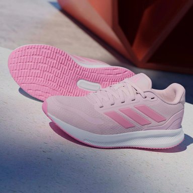 ZAPATILLAS NIÑO ADIDAS CASUALES ROSADO RUNFALCON 5 J - 10