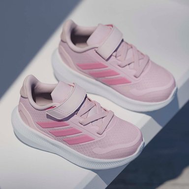 ZAPATILLAS NIÑO ADIDAS CASUALES ROSADO RUNFALCON 5 EL I - 9