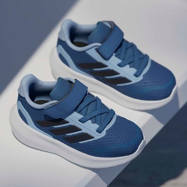 ZAPATILLAS NIÑO ADIDAS CASUALES AZUL RUNFALCON 5 EL I - 9