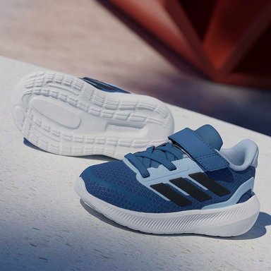 ZAPATILLAS NIÑO ADIDAS CASUALES AZUL RUNFALCON 5 EL I - 10