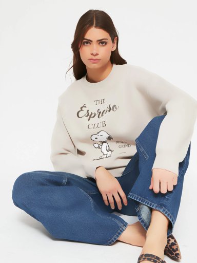 POLERÓN MUJER INDEX ALGODÓN MANGA LARGA SNOOPY - 4