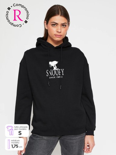 POLERÓN MUJER INDEX ALGODÓN MANGA LARGA SNOOPY - 1