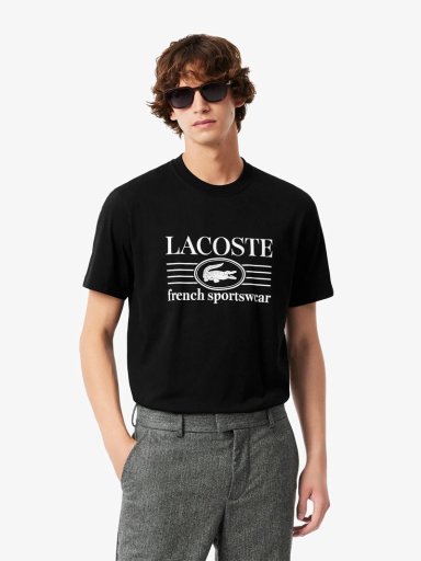 POLERA HOMBRE LACOSTE ALGODÓN MANGA CORTA - 1