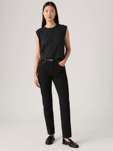 JEANS MUJER LEVI'S ALGODÓN 501 ORIGINAL FIT - 1