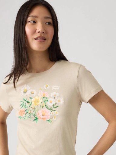 POLERA MUJER LEVI'S ALGODÓN MANGA CORTA - 4