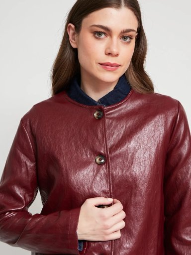 CHAQUETA MUJER MARQUIS EFECTO PIEL - 4