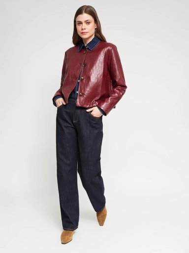 CHAQUETA MUJER MARQUIS EFECTO PIEL - 5