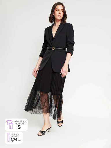 FALDA MUJER MARQUIS PLISADA - 1