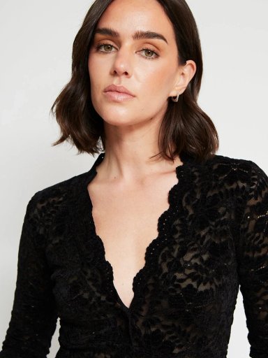 CARDIGAN MUJER MARQUIS ENCAJE - 4