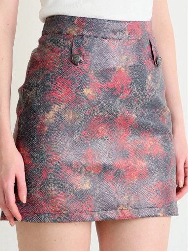 FALDA MUJER ASH TUBO ANIMAL PRINT - 5