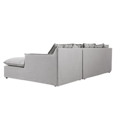 SOFÁ SECCIONAL DERECHO MAISON LINETT STARK 3C GRIS - 5