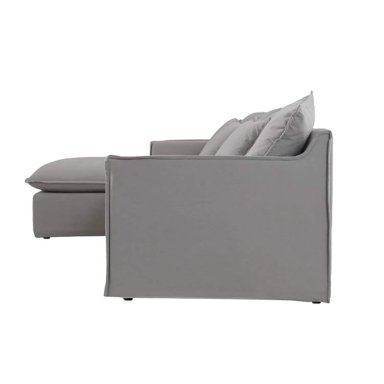 SOFÁ SECCIONAL IZQUIERDO MAISON LINETT STARK 3C GRIS - 4
