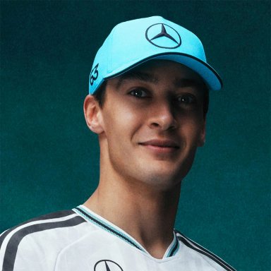 GORRA ADIDAS MERCEDES AMG PETRONAS FORMULA 1 TEAM GEORGE RUSSELL BLANCO - 5