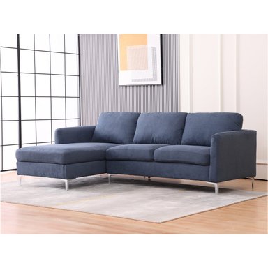 SOFÁ SECCIONAL IZQUIERDO RIPLEY HOME KOLORS AZUL - 1