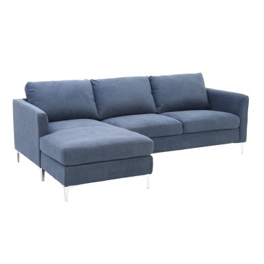 SOFÁ SECCIONAL IZQUIERDO RIPLEY HOME KOLORS AZUL - 5