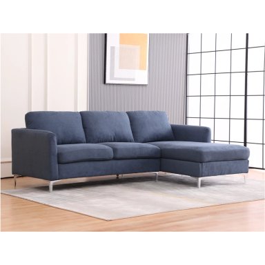 SOFÁ SECCIONAL DERECHO RIPLEY HOME KOLORS AZUL - 1