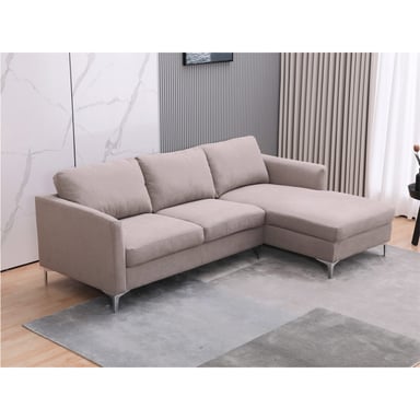 SOFÁ SECCIONAL DERECHO RIPLEY HOME KOLORS TAUPE - 2