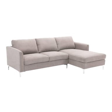 SOFÁ SECCIONAL DERECHO RIPLEY HOME KOLORS TAUPE - 4