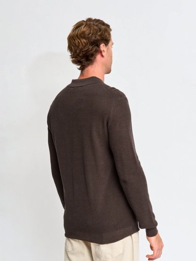 SWEATER HOMBRE MARQUIS ALGODÓN CUELLO POLO TEXTURA - 2