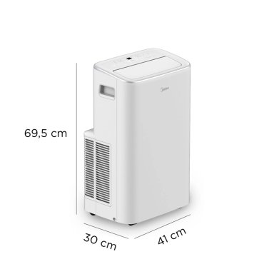 AIRE ACONDICIONADO PORTÁTIL MIDEA 12000 BTU + WIFI MPPXA-12HRN8 - 10