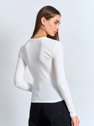 POLERA MUJER ONLY ALGODÓN  - 2