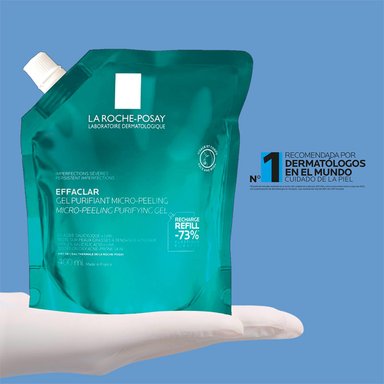 GEL MICROEXFOLIANTE LA ROCHE POSAY EFFACLAR REFILL 400ML - 5