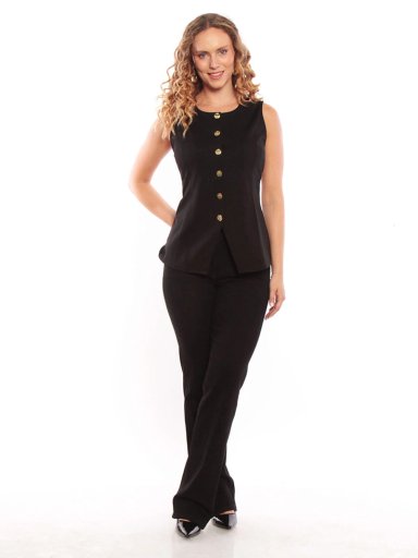 JEANS MUJER WADOS ALGODÓN RECTO TIRO ALTO - 1