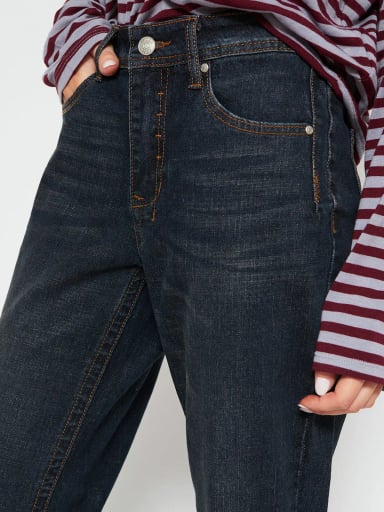 JEANS MUJER INDEX ALGODÓN RELAX FLARE - 4