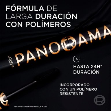 MASCARA DE PESTAÑAS L'ORÉAL PARIS PANORAMA ALL NIGHT BLACK 9.9 ML - 7
