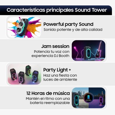 PARLANTE PORTABLE SAMSUNG MX-ST40F - 5