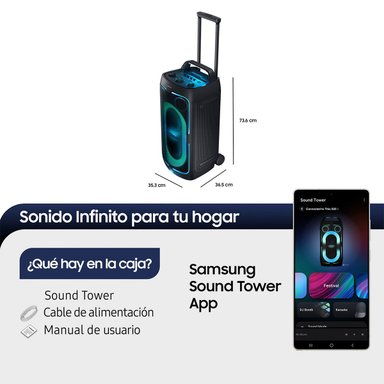 PARLANTE PORTABLE SAMSUNG MX-ST50F - 3