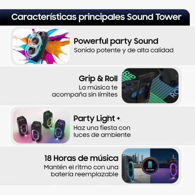 PARLANTE PORTABLE SAMSUNG MX-ST50F - 5