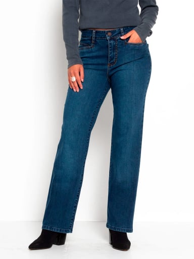 JEANS MUJER WADOS ALGODÓN RECTO TIRO ALTO - 2