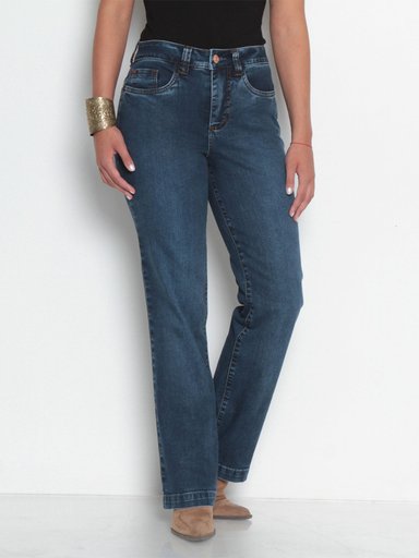 JEANS MUJER WADOS ALGODÓN RECTO TIRO ALTO PUSH UP - 2